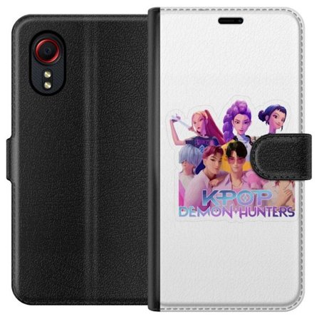 Yhteensopiva Lompakkokotelo Samsung Samsung Galaxy Xcover 5 Kpop Demon Metsästäjät Ryhmä Seitsemän Idols Yhdistetty Anime Fantasia Tyyli