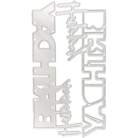 Onnittelukortit syntymäpäivästä leikkauskuviot leikkaa syntymäpäivä metalli DIY käsityöt kortit stencilit DIY scrapbooking paperikortti albumi 