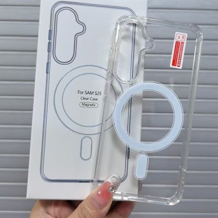 Samsung Galaxy S25 Skal MagSafe - Transparent
