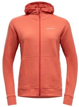Devold Everyday Zip Hoodie Woman Coral