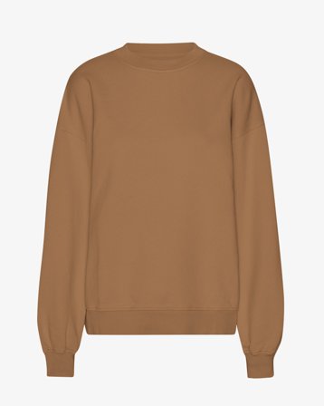 Organic Oversized Crew - Sahara Camel XL
