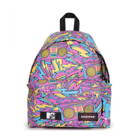 Eastpak, Backpack Padded Pak'r MTV Różowy, Kobieta, Rozmiar: ONE Size