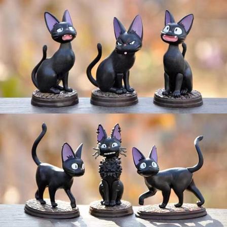 e Black Cat Kikis leveransservicefigurer