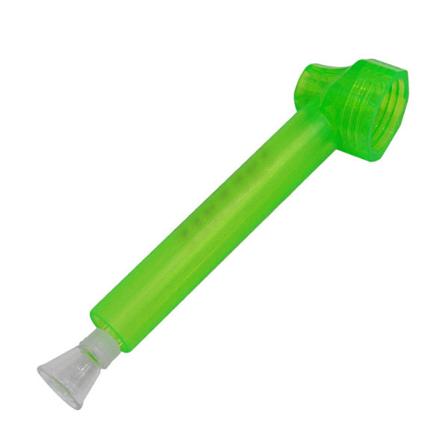 2 i 1 bærbar avtakbar topp puff vannpipeslange konverter Green