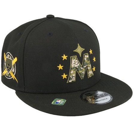New Era - Negro snapback Gorra - Minnesota Twins Mlb24 Armed Forces Day 9FIFTY Black Snapback @ Hatstore