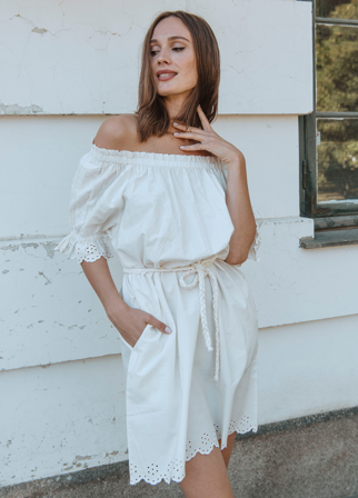 MISSMAYA - Kamille Dress Ice Cream - S