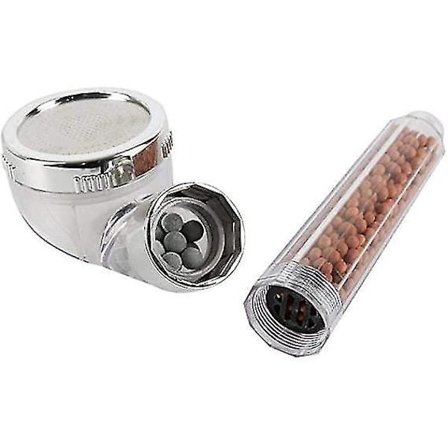 Högtrycks duschmunstycke med vattenbesparande filter, handhållen spa-dusch