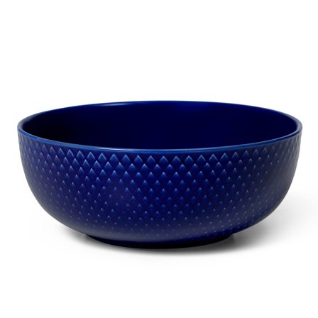 Lyngby porcelæn Rhombe color kulho Ø15.5 cm, tummansininen