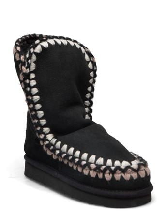 Eskimo 24 With 3D Overstitching Aamutossut Tohvelit Musta MOU