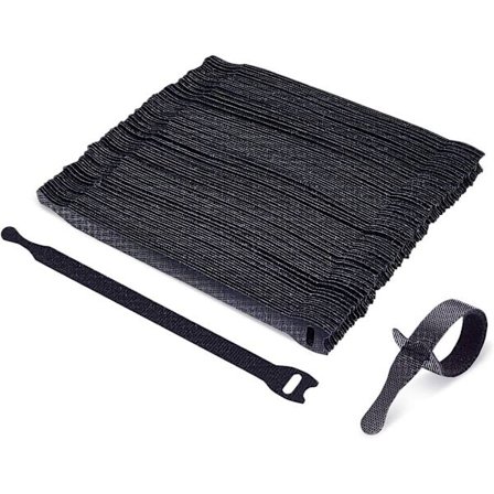 100 st kabelbindare, Trilancer 20 cm kabelbindare för att organisera tunna