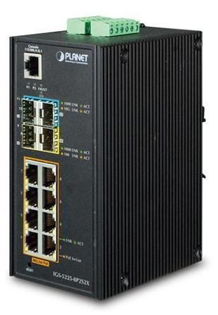 Planet IP30 Industrial L2+/L4 8-Port