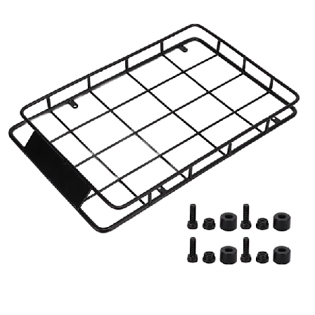 RC Bil Tagbagagebærer Stor Metalbagagebærer til Axial SCX10 1/10 RC Crawler Opgraderingsdele