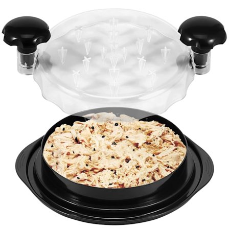 Kyckling Strimlare med Klart Lock Effektiv Halkfritt Kött Strimlare Ergonomisk Handtag BPA Gratis Diskmaskin Säker för Pulled Fläsk