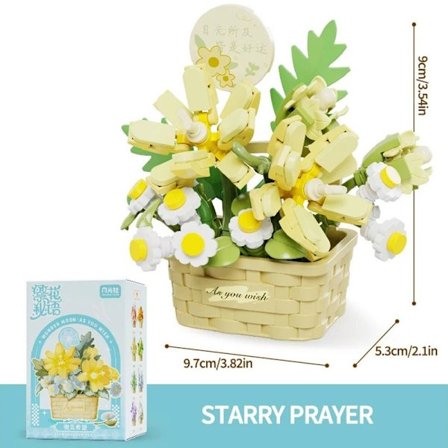 Micro Building Blocks Flower Plant Bricks 03 03