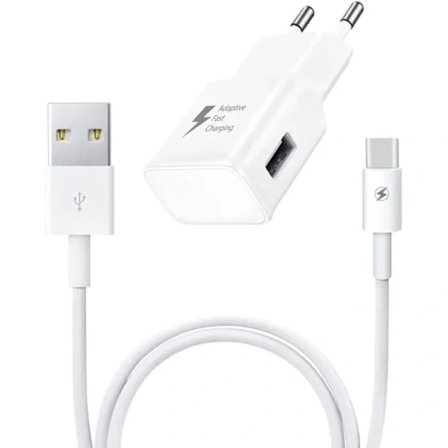 Supertilbud til lav pris! Lader - Kompatibel med Samsung - Galaxy A05s - 3A Hurtiglader med USB-C-kabel - Glad