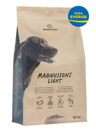 Magnussons - Lett - 4,5 kg - Hund - Hundefôr & hundemat - Tørrfôr for hund - ZOO.no