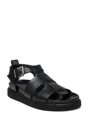 Mildred Shoes Summer Shoes Flat Sandals Svart Pavement*Betinget Tilbud