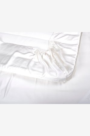 Varnamo of Sweden - Mellomleggslaken Kungsholmen - Hvit - Dra-på-laken - 210X210 - Fra Homeroom