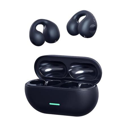 Tws Bluetooth 5.3 Langattomat Luunjohtavuuskuulokkeet T75 Klipsikorva Musiikki Melunvaimennuskuulokkeet Hd-puhelu Urheilu Pelikorvakorut (FMY) black