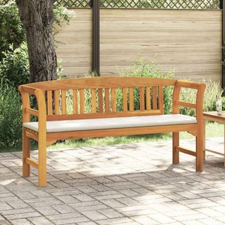 Utomhusbänk Vidaxl bänk Naturlig oljefinish 157 x 46 x 82,5 cm