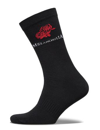 Socks Melancholia Underwear Socks Regular Socks Svart HAN Kjøbenhavn