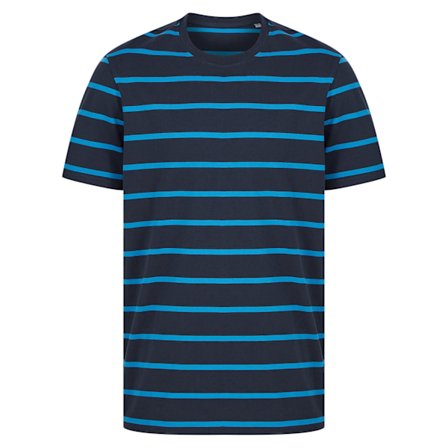 Front Row Herrrandig T-shirt M Marinblå/Marinblå