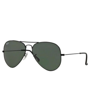 Ray-Ban Aviator Black - Green Grønn