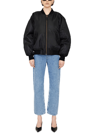 Anine Bing Leon Bomber Jackor Dam Svart LARGE