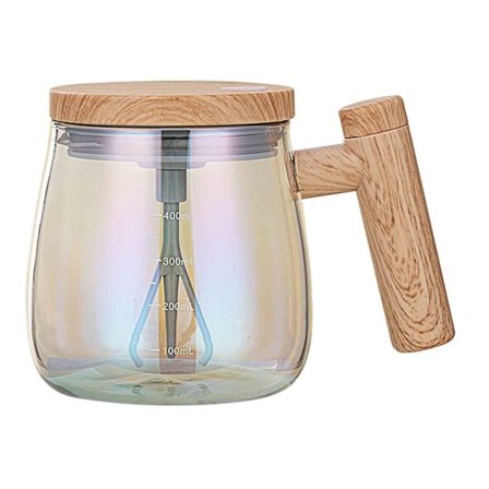 Självrörande mugg, elektrisk höghastighetsblandningskopp för kaffe/mjölk/proteinpulver hemma/kontor/resa(Färgglad)