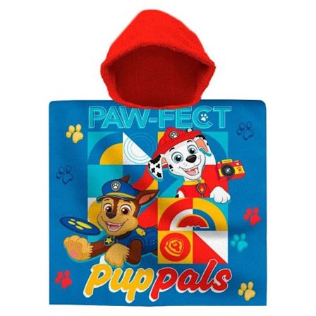 Paw Patrol strandhandduk poncho Paw-fekt 60x120 cm