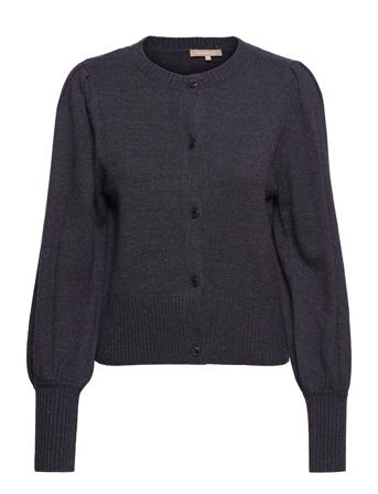 Srmisa Cardigan Knit Strikkegenser Cardigan Blå Soft Rebels