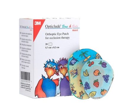 3M Opticlude Boys&Girls 5,7x8cm 30 Pezzi