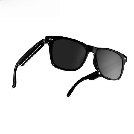 Smarte briller Kamera & Bluetooth solbriller Åpen øre høyttaler Headset Hodetelefon [DB]