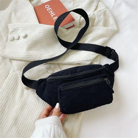 Manchester Midjeväska Fanny Pack Svart