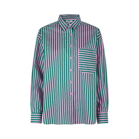 mbyM Shirt , Blauw , Dames , Maat: S/M