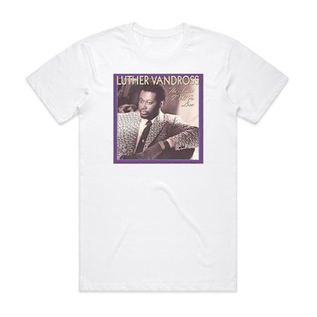 Luther Vandross natten jag blev förälskad T-shirt Vit