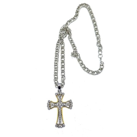 Halskjede - Cross Iced