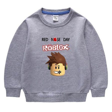 Barn sweatshirt Roblox-bottom skjorta-grå
