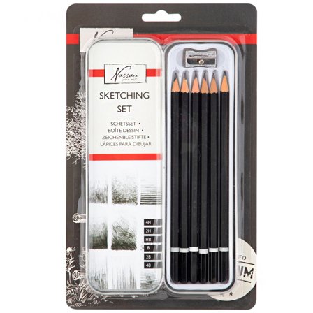 Sketching Set in box, 7 pcs