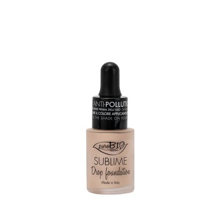 puroBIO Sublime Drop Foundation Y 01Y - Fondotinta liquido