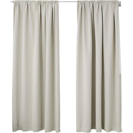 Rootz Premium mørklægningsgardiner - Privatlivsgardiner - Termisk isolerede paneler - Lysblokerende, energibesparende, støjreducerende - 100 % polyest