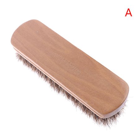 Tagel Skoborste Polish Naturläder Äkta hästhår Sof