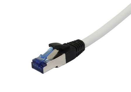 SYNERGY Patchkabel RJ45, CAT6A 500Mhz, 1,5m, weiss, S-STP(S/FTP), PUR(Superflex), Außen/Outdoor/Industrie, AWG26, Synergy 21