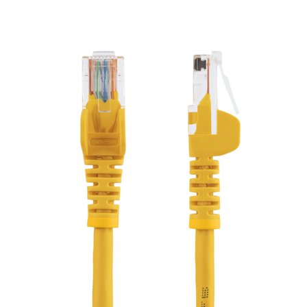 StarTech 1m Yellow Cat5e / Cat 5 Snagless Patch Cable - koblingskabel - 1 m - gul