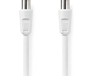 Nedis Antennkabel - 2 m - Koaxialkabel för anslutning till koaxialvägguttag