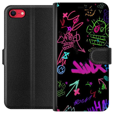 Kompatibelt Plånboksfodral till Apple Apple iPhone SE (2020) Guldlejon