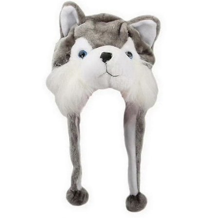 Plys Sjov Husky Hat