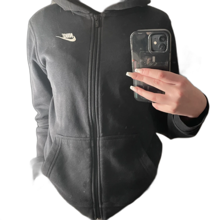 Svart Nike ziphoodie