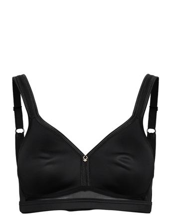 Spacer Sence Soft Bra Black Abecita Black
