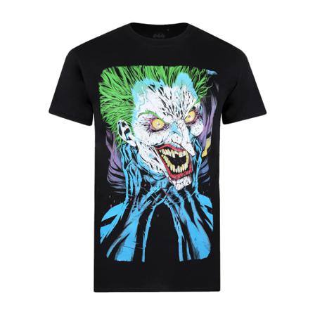Dc Comics Mens Choked The Joker T-shirt S Svart/blå/grön